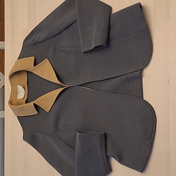 EUC 1950s/60s Cabot Vintage 100% Pure Virgin Wool Belted Dress Set - Picture 6 of 17